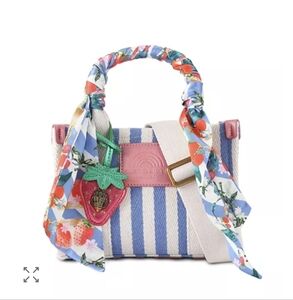 Kurt Geiger Small Southbank Strawberry Scarf Handle Tote